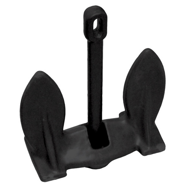 ANCRE MARINE DE 15LBS ENDUITE DE VINYLE NOIR